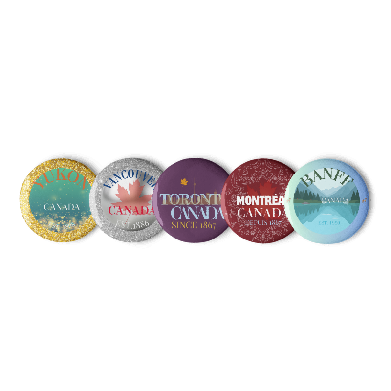 Canada 5Pins Set 